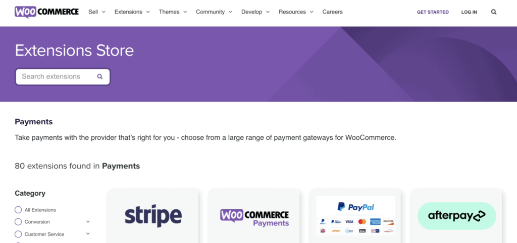 Passerelles de paiement WooCommerce